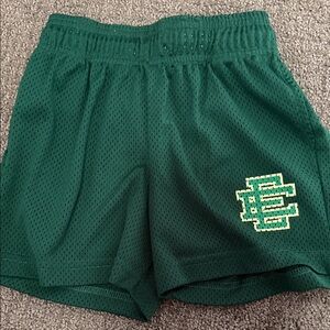 Eric Emanuel Dark Green Mesh Athletic Shorts